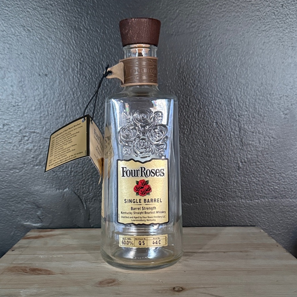 Four Rouses Single Barrel Whiskey ‘Barrel Strength’ EMPTY BOTTLE